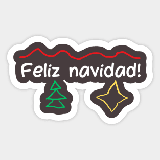 Feliz Navidad Sticker